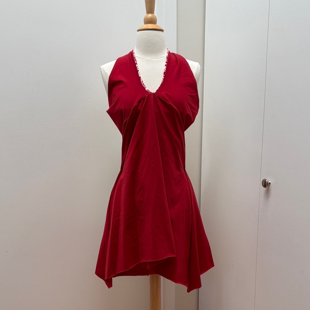 Red Halter Dress